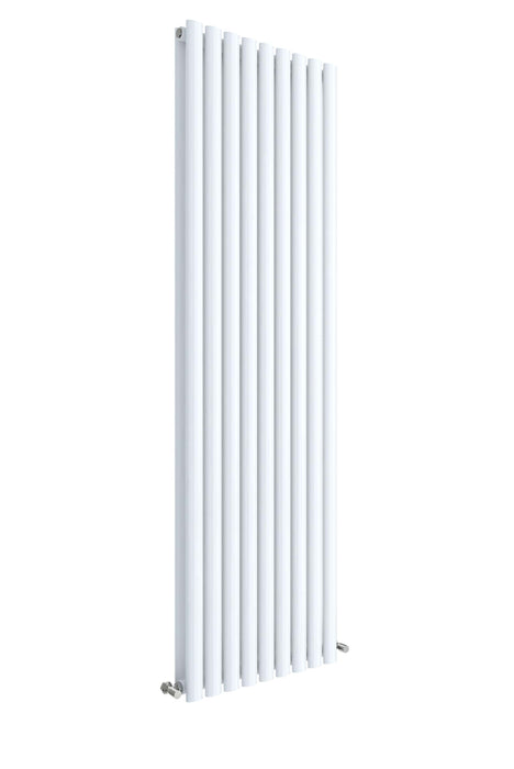 Vertical Double Panel Radiator 1800 x 528 High Gloss White
