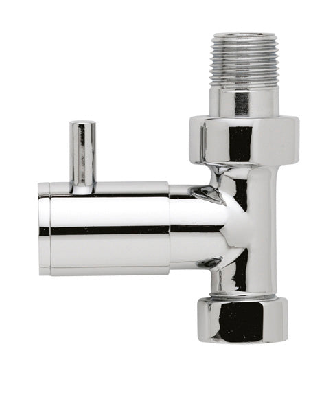 Straight Radiator Valve Pack (Pairs) Chrome