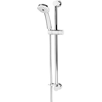 Casino Shower Kit with Single Function Small Handset Chrome