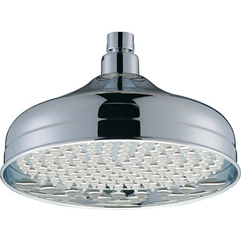 Traditional 200mm Round Fixed Head Chrome