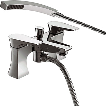Hourglass Bath Shower Mixer Chrome