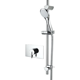 Sonique2 Thermostatic Recessed Shower Valve with Adjustable Riser Chrome