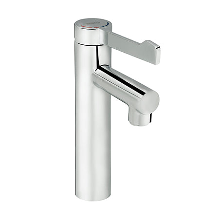 Solo Non-Thermostatic Tall Pillar Healthcare Tap with Long Lever Handle