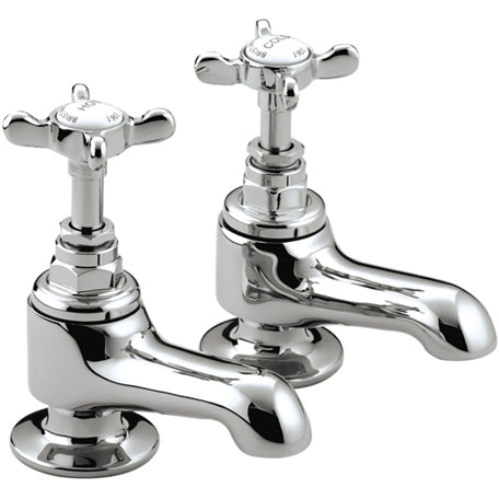 1901 Bath Taps with Ceramic Disc Valves Chrome