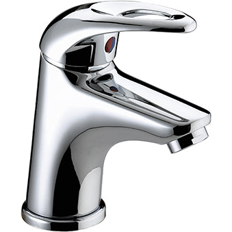 Java Small Basin Mixer with Clicker Waste Chrome