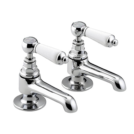 Renaissance 2 Basin Taps Chrome