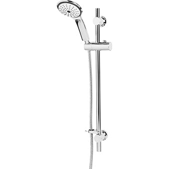 Casino Shower Kit with Single Function Large Handset Chrome