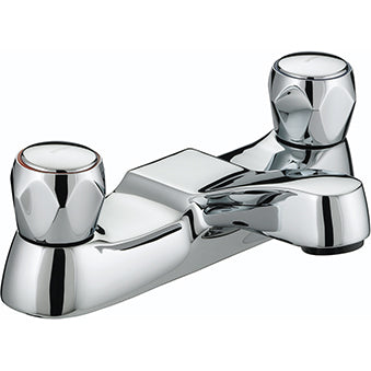 Club Bath Filler With Metal Heads Chrome