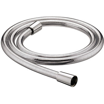 1.5m Cone to Cone Std Bore Shower Hose Easy Clean Chrome