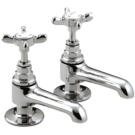 1901 Basin Taps with Ceramic Disc Valves Chrome