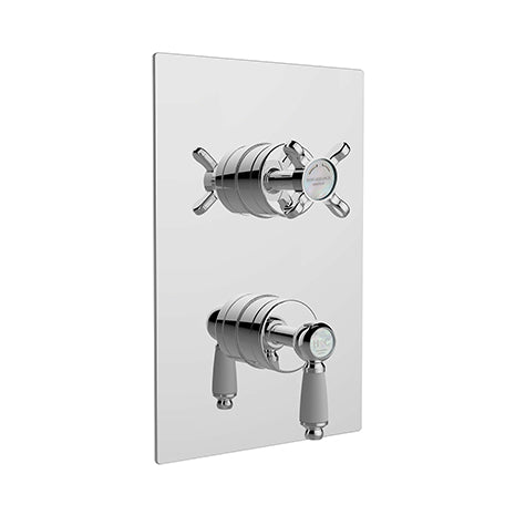 Renaissance 2 Recessed Dual Ctrl Shwr With Two Outlet Diverter Chrome