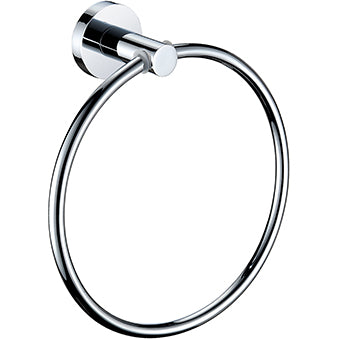 Round Towel Ring Brass Chrome Plated