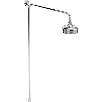 Traditional Rigid Riser Shower Kit Chrome