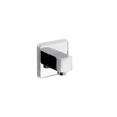 Contemporary Square Shower Wall Outlet Chrome