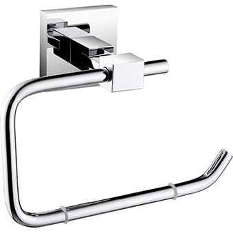Square Toilet Roll Holder Brass Chrome Plated