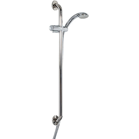 Grab Rail / Slide Bar Shower Kit 900mm stainless steel finish