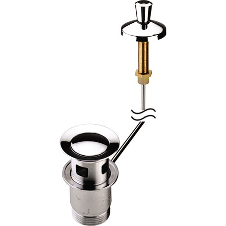 Round Pop Up Basin Waste Slotted C