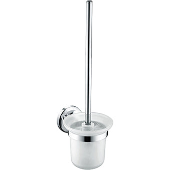 Solo Wall Hung Toilet Brush Brass Chrome Plated