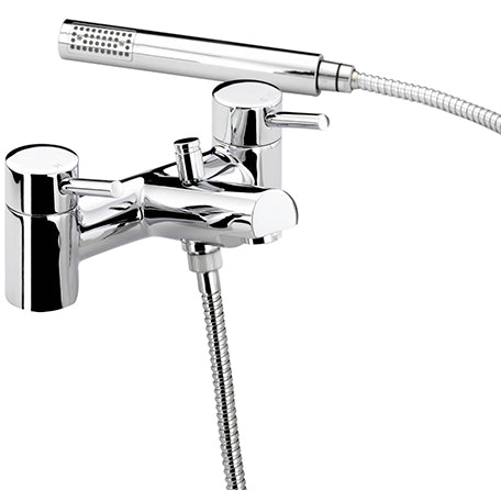 Prism Pillar Bath Shower Mixer Eco8 Chrome