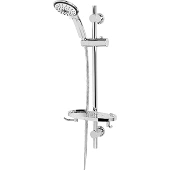 Casino Shower Kit with 5 Function Large Handset Chrome