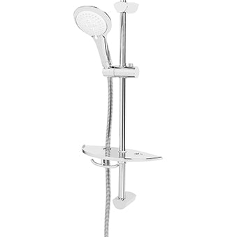 Multi-Function Extended Slide Bar Shower Kit Chrome