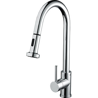 Apricot Monobloc Sink Mixer with Pull Out Spray Chrome