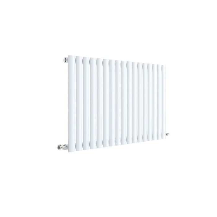 Horizontal Single Panel Radiator 600 x 992 High Gloss White