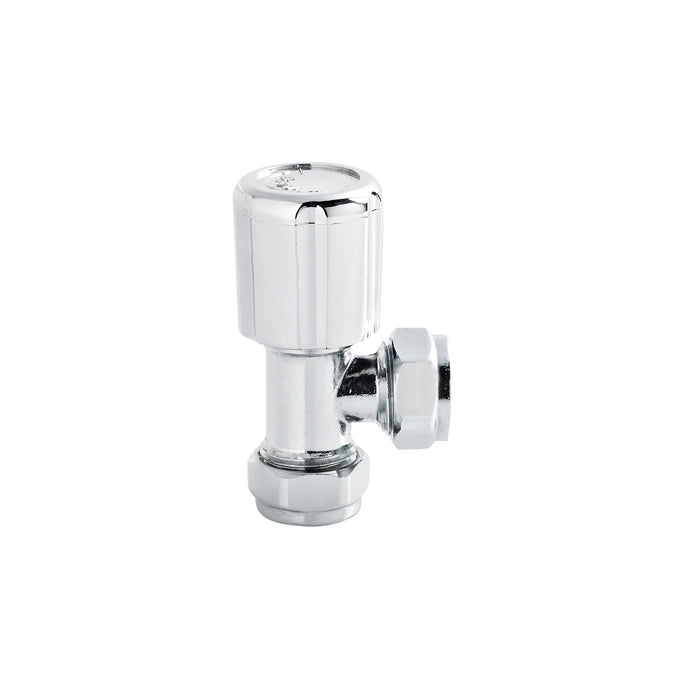 Angled Radiator Valve Pack (Pairs) Chrome