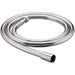 1.25m Cone to Nut Std Bore Shower Hose Easy Clean Chrome