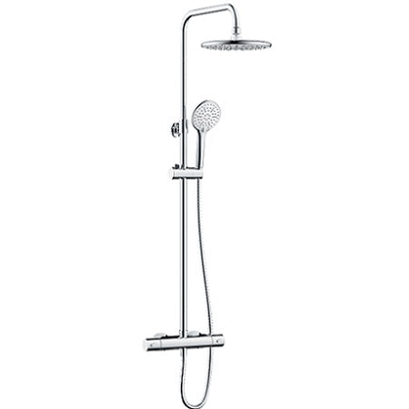 Buzz2 Adjustable Rigid Riser Diverter Bar Shower