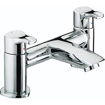 Capri Pillar Bath Filler Chrome