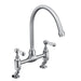 Renaissance Deck Sink Mixer Brushed Nickel