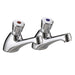 Non Concussive Basin Taps Chrome