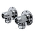 Surface Mounted Pipework Fittings Chrome Plated