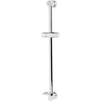 Casino Riser Rail with Fixed Position Brackets Chrome